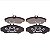 PASTILHA DE FREIO DIANT TOYOTA HILUX 05/10 GM BLAZER S10 95> - Imagem 1