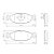 PASTILHA DE FREIO DIANT GM CORSA 1.0 16V/1.0 8V/1.6 8V 1994-2009 - Imagem 1