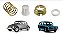 *** ROLAMENTO + REPARO COLUNA DIRECAO VW BRASILIA VARIANT FUSCA ZANONI - Imagem 1