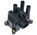 BOBINA DE IGNICAO FORD FIESTA ECOSPORT KA FOCUS ZETEC 1.0 1.6 99/07 OVAL - Imagem 1