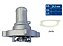 VALVULA TERMOSTATICA C FLANGE ALUMINIO - Imagem 1