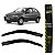 CALHA DE PORTA FIAT PALIO STRADA 96> ACRILICO FUME 2P - Imagem 1