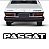 *** EMBLEMA (PASSAT) VW PASSAT 84/90 CROMADO COM FUNDO PRETO (ALTO RELEVO) MARCON 304. - Imagem 1