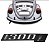*** EMBLEMA (1300L) VW FUSCA 84/90 (CURVO) CROMADO COM FUNDO PRETO MARCON 312. - Imagem 1