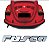 *** EMBLEMA (FUSCA) VW FUSCA 91/96 CINZA COM FUNDO PRETO (CURVO) MARCON 414. - Imagem 1