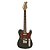 Guitarra Aria Pro II TEG-002 Black With Red Tortoise Pickguard - Imagem 1