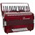 Acordeon 80 Baixos 37 Teclas TA 8009 Vermelho Thommasi - Imagem 3