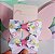 Laço parzinho Mickey Branco e candy color - Imagem 1