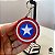 Chaveiro Escudo Capitão América 6cm PLA Lembrancinha para festas Impressão 3D - Imagem 3
