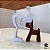 Escultura mulher e cachorro Petlovers Impresso 3D Decoração Animal - Imagem 4