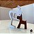 Escultura mulher e cachorro Petlovers Impresso 3D Decoração Animal - Imagem 1