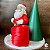Papai Noel porta-objeto para Natal Decoração Natalina Presentes Enfeite - Imagem 3
