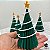 1 Mini árvore de Natal Verde para decoração natalina 11cm Impressa em 3D Presente Decoração Natal - Imagem 1