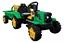 Trator Eletrico Bang Toys Com Cacamba 12V(Verde) - Imagem 1