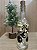 GARRAFA LONG NECK DE VIDRO COM ROLHA LED BOLAS DE NATAL 1UN - Imagem 1