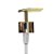 VALVULA PUMP P/SABONETE LIQUIDO DOURADO 12CM 1UN - Imagem 1