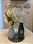 KIT DIFUSOR PRETO COM ARRANJO BEGE - Imagem 1