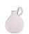 VASO MINIMALISTA COM ALCA EM CERAMICA OFF WHITE 15CM 1UN - Imagem 1