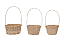 CESTA C/ALCA NATURAL JOGO C/3 UNIDADES - Imagem 1