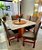 CONJUNTO DE JANTAR MARK 130X130 OFF WHITE - 6 CADEIRAS CANELA CINZA MODELO 18 - Imagem 4