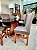 CONJUNTO DE JANTAR MARK 160X090 BLACK - 6 CADEIRAS CANELA CINZA MODELO 19 - Imagem 10