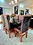 CONJUNTO DE JANTAR MARK 160X090 BLACK - 6 CADEIRAS CANELA MARROM MODELO 19 - Imagem 7