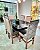 CONJUNTO DE JANTAR MARK 160X090 BLACK - 6 CADEIRAS TABACO CINZA MODELO 19 - Imagem 6