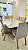 CONJUNTO DE JANTAR MARK 160X090 OFF WHITE - 6 CADEIRAS CANELA CINZA MODELO 25 - Imagem 8