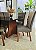 CONJUNTO DE JANTAR MARK 160X090 BLACK - 6 CADEIRAS CANELA CINZA MODELO 25 - Imagem 2