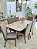 CONJUNTO DE JANTAR MARK 160X090 NOGUEIRA + 6 CADEIRAS MODELO 25 - Imagem 2