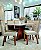 CONJUNTO DE JANTAR SIGMA 160X090 OFF WHITE - 6 CADEIRAS CANELA CREME MODELO 27 - Imagem 12