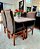 CONJUNTO DE JANTAR MARK 120X090 OFF WHITE - 4 CADEIRAS CANELA MARROM MODELO 19 - Imagem 3