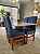 CONJUNTO DE JANTAR MARK 120X090 OFF WHITE - 4 CADEIRAS CANELA AZUL ROYAL MODELO 19 - Imagem 6