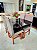 CONJUNTO DE JANTAR MARK 120X090 BLACK - 4 CADEIRAS CANELA CINZA MODELO 19 - Imagem 6