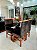 CONJUNTO DE JANTAR MARK 120X090 BLACK - 4 CADEIRAS CANELA MARROM MODELO 19 - Imagem 4