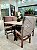 CONJUNTO DE JANTAR MARK 120X090 OFF WHITE - 4 CADEIRAS TABACO CINZA MODELO 19 - Imagem 2