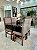 CONJUNTO DE JANTAR MARK 120X090 BLACK - 4 CADEIRAS TABACO CINZA MODELO 19 - Imagem 2