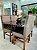 CONJUNTO DE JANTAR MARK 120X090 BLACK - 4 CADEIRAS TABACO CINZA MODELO 19 - Imagem 3