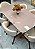 CONJUNTO DE JANTAR AGATHA 160X090 VIDRO OFF WHITE - 6 CADEIRAS LINHO CREME NEVOA - Imagem 3