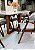 CONJUNTO DE JANTAR AGATHA 160X090 VIDRO OFF WHITE - 6 CADEIRAS LINHO CINZA - Imagem 7