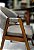 CONJUNTO DE JANTAR AGATHA 160X090 VIDRO OFF WHITE - 6 CADEIRAS LINHO CINZA - Imagem 5