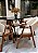 CONJUNTO DE JANTAR AGATHA 160X090 VIDRO PRETO - 6 CADEIRAS LINHO CREME NEVOA - Imagem 11