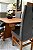 CONJUNTO DE JANTAR LUNNA 160X090 CANELA - 6 CADEIRAS CANELA GRAFITE VELVETEN MODELO 19 - Imagem 4
