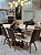 CONJUNTO DE JANTAR EVORA 160X090 BLACK - 6 CADEIRAS EVORA GIRATÓRIAS - Imagem 5