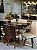 CONJUNTO DE JANTAR EVORA 160X090 BLACK - 6 CADEIRAS EVORA GIRATÓRIAS - Imagem 7
