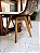 CONJUNTO DE JANTAR EVORA 160X090 OFF WHITE - 6 CADEIRAS GIRATÓRIAS - Imagem 2