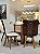 CONJUNTO DE JANTAR EVORA 160X090 OFF WHITE - 6 CADEIRAS GIRATÓRIAS - Imagem 8