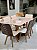 CONJUNTO DE JANTAR EVORA 160X090 OFF WHITE - 6 CADEIRAS GIRATÓRIAS - Imagem 6