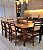 CONJUNTO MESA ISADORA 220X120 + 8 CADEIRAS MARIE - Imagem 2