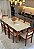 CONJUNTO MESA ELISA 180X090 + 8 CADEIRAS MARIE - Imagem 6
